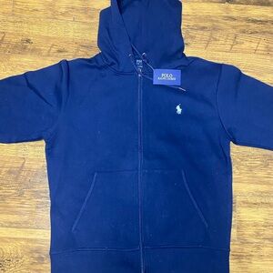 New Polo Ralph Lauren Navy Blue Hoodie